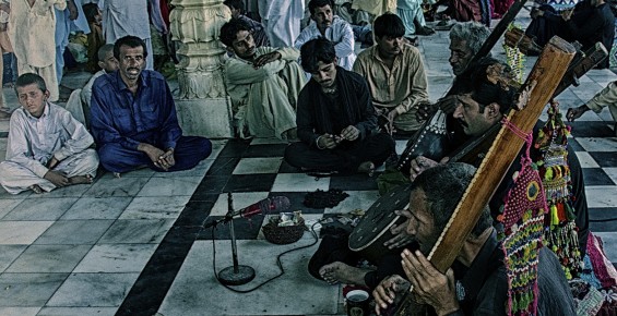 Men playing sitar