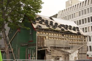 An example of Christchurch's earthquake devastation.