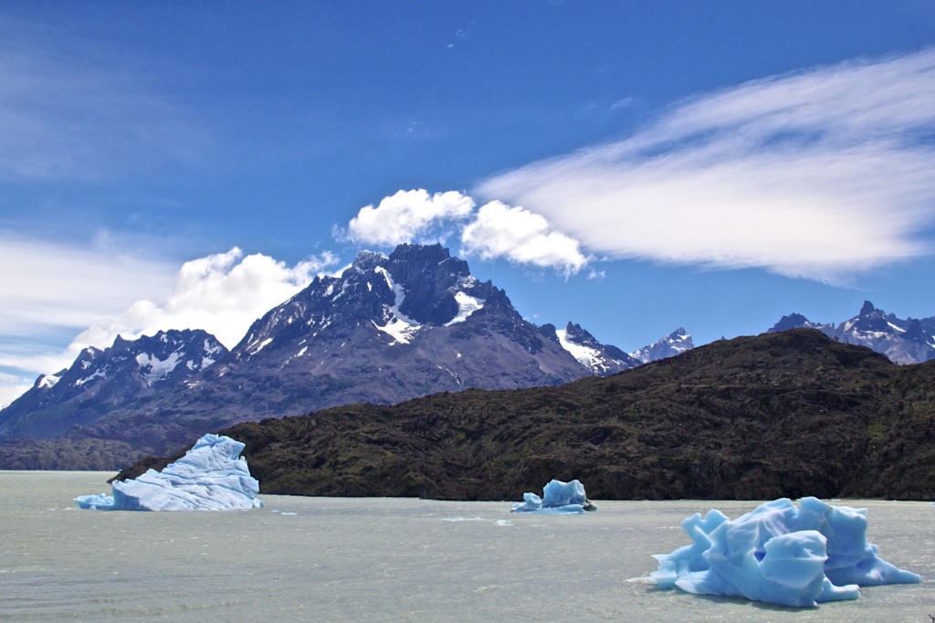 Grey Glacier in Torres Del Paine Park