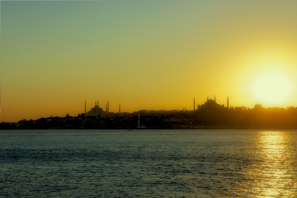 Istanbul at sunset